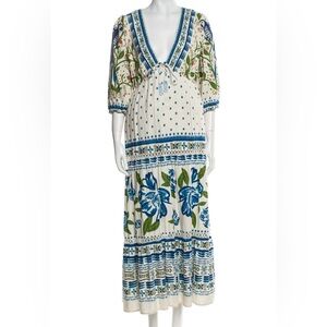House of Harlow 1960 Linen Maxi Dress - Size Small